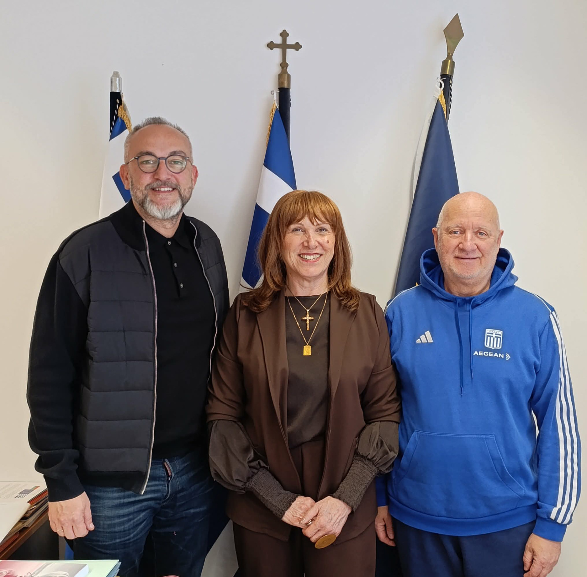 23-3-2026. Συνάντηση με την Αντιδήμαρχο αθλητισμού του Δήμου Θεσσαλονίκης Κούλα Γιαννακίδου κ τον γνωστό σε όλους Χρήστο Κιούση. Κάτι ωραίο ετοιμάζουμε.